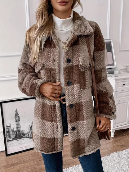 Stilvolle Jacke İm Karo-Design