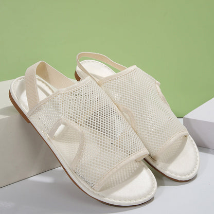 Elegante Sandaletten Mit Mesh-Detail