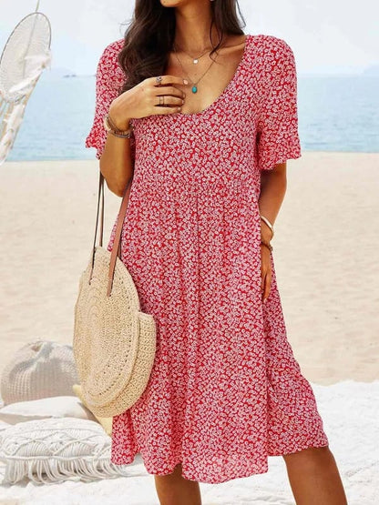 Sommerliches, Geräumiges Midikleid
