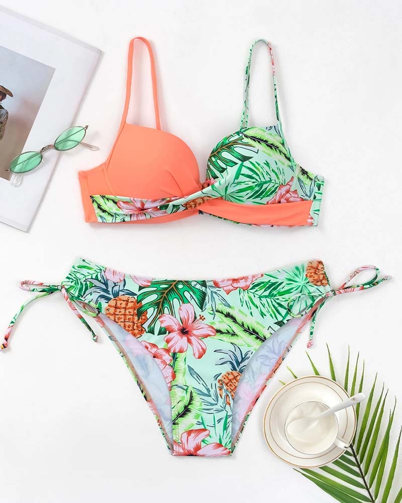 Stilvoller Gemusterter Bikini
