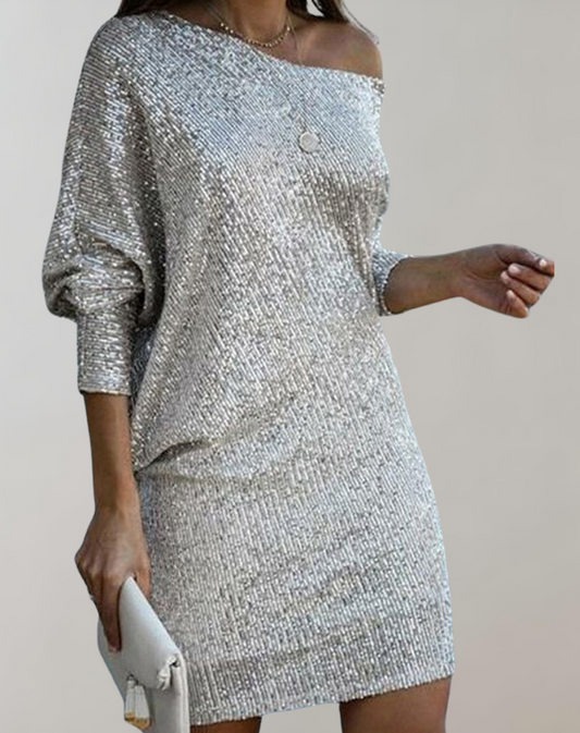 One-Shoulder-Minikleid