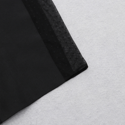 Midikleid Mit Spitzendetail