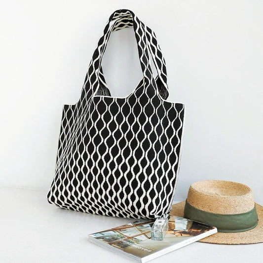 Tasche Mit Wellendesign