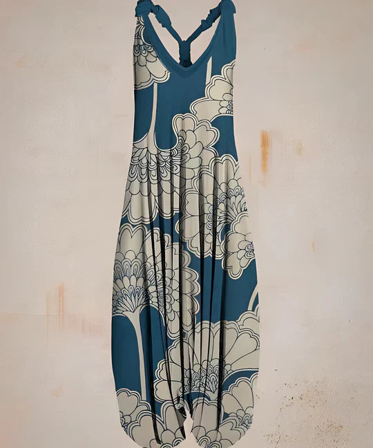 Eleganter Jumpsuit Mit Stylischem Musterdesign