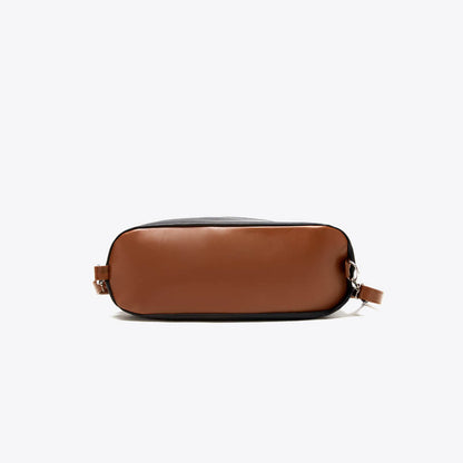 Tasche Aus Kunstleder Mit Rautenmuster