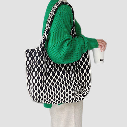 Tasche Mit Wellendesign