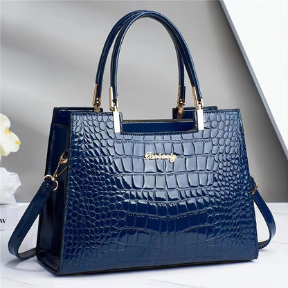 Elegante Tasche Mit Krokodilmuster