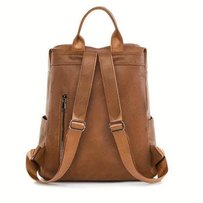 Ein Rucksack, Der Vintage-Stil Und Funktionalität Vereint