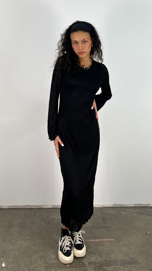 Schwarzes Elegantes Stretchkleid