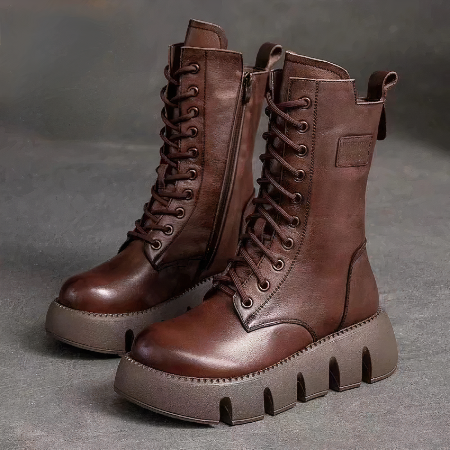 Elegante Plateaustiefel
