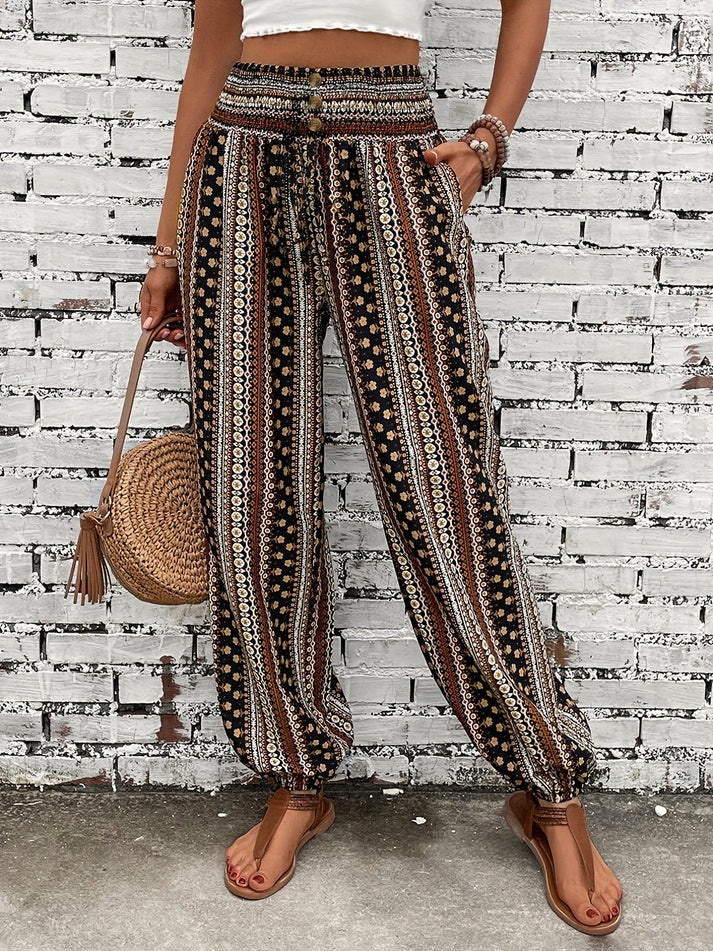 Hose Mit Boho-Muster