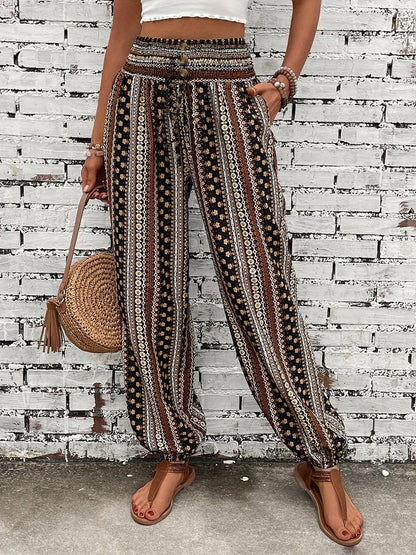 Hose Mit Boho-Muster