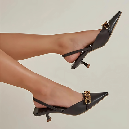 Elegante High Heels Mit Stickereien