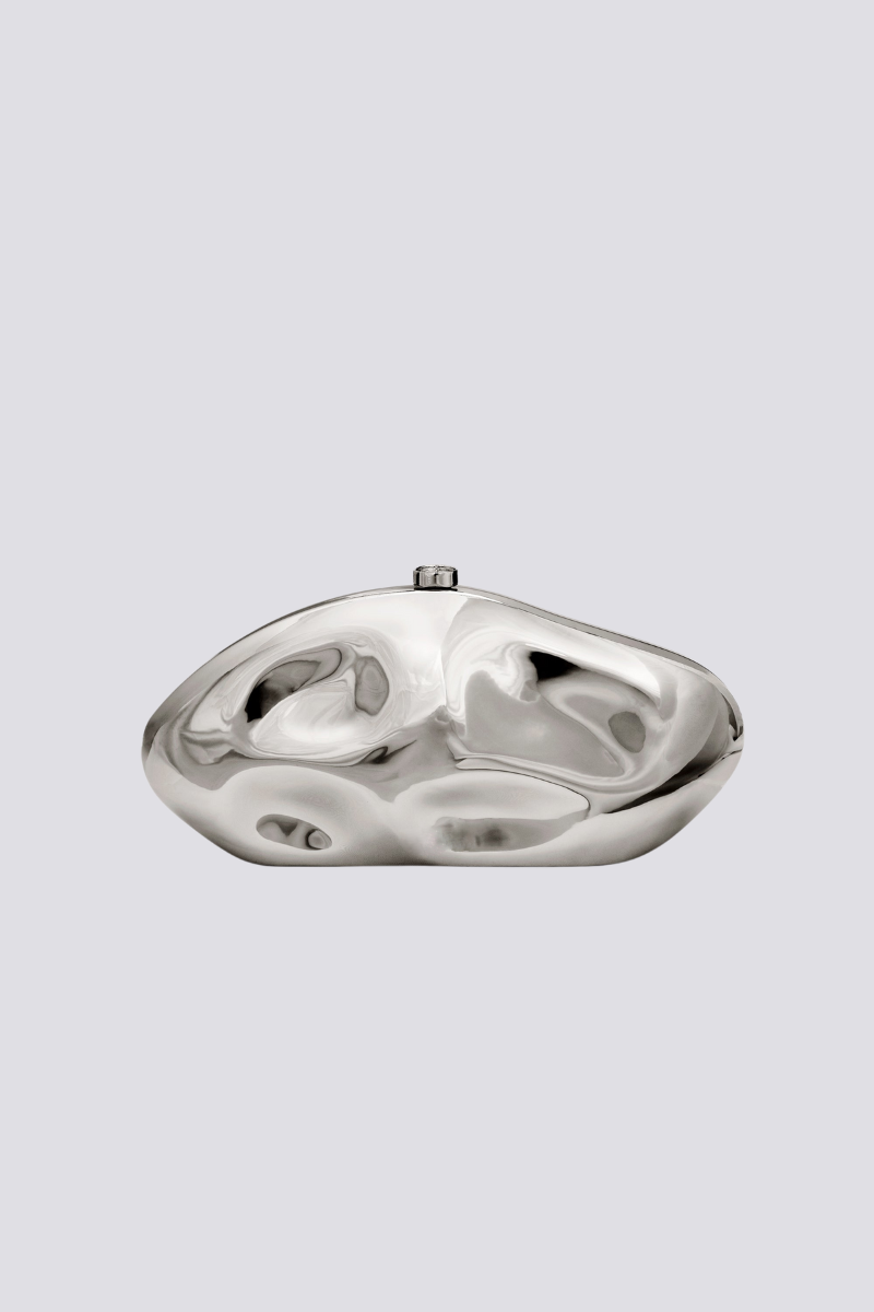 Acryl Silber Tasche