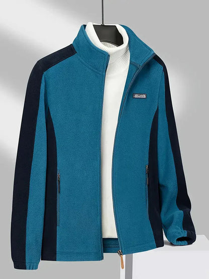 Warme Fleecejacke Mit Reißverschluss Für Damen