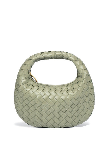 Elegante, Handgewebte Tasche İn Schlichter Farbe