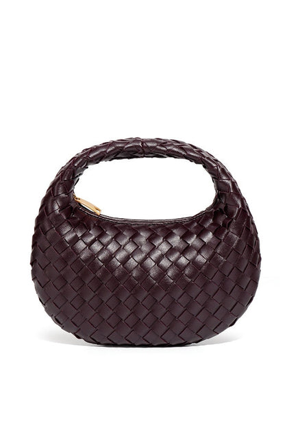 Elegante, Handgewebte Tasche İn Schlichter Farbe