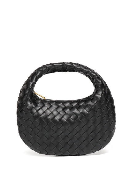 Elegante, Handgewebte Tasche İn Schlichter Farbe