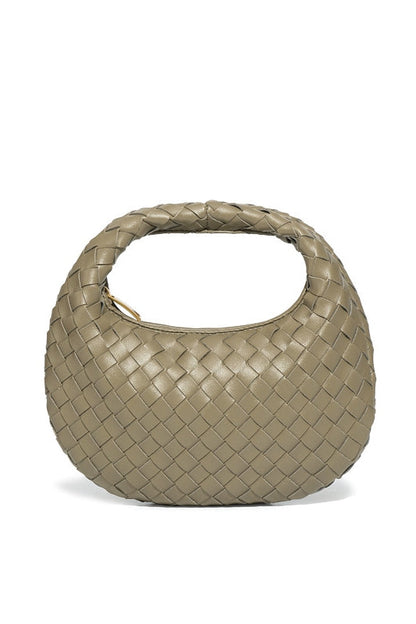 Elegante, Handgewebte Tasche İn Schlichter Farbe