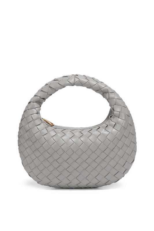 Elegante, Handgewebte Tasche İn Schlichter Farbe