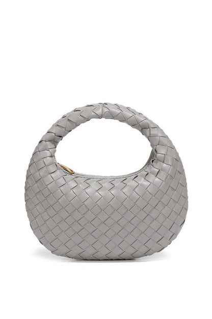 Elegante, Handgewebte Tasche İn Schlichter Farbe