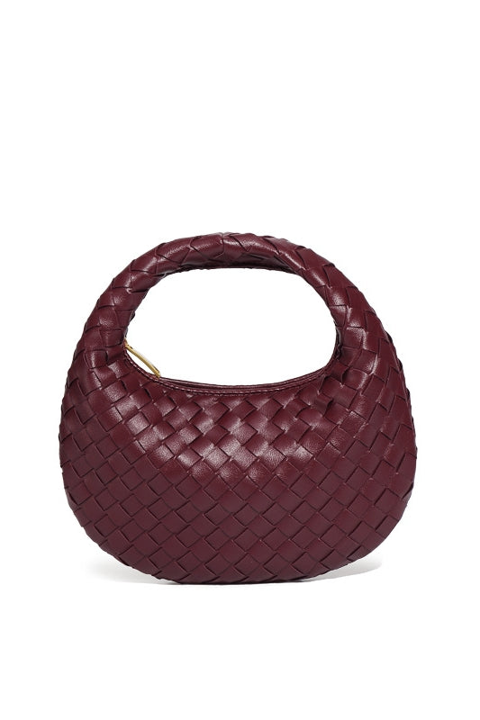 Elegante, Handgewebte Tasche İn Schlichter Farbe