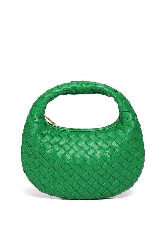Elegante, Handgewebte Tasche İn Schlichter Farbe