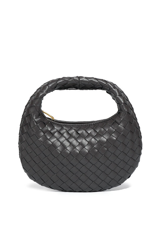 Elegante, Handgewebte Tasche İn Schlichter Farbe