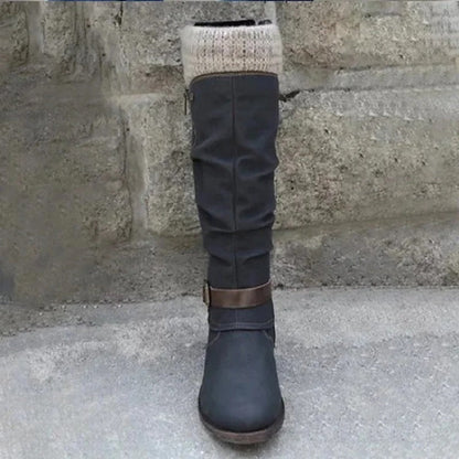Damenstiefel Mit Dicken Absätzen Und Seitlichen Reißverschlüssen – Die Perfekte Harmonie Aus Stil Und Komfort