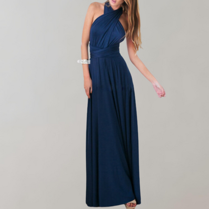Schickes Maxikleid | Cocktailkleid Mit Taillengürtel