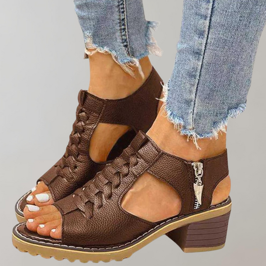 Orthopädische Sandalen Mit Hohem Absatz | Stilvolle Und Bequeme Damensandalen