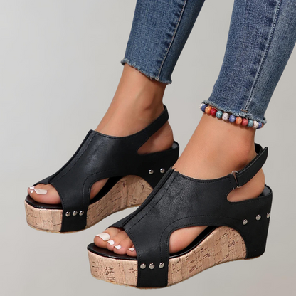 Orthopädische Sandalen Mit Hohem Absatz | Bequeme Damensandalen