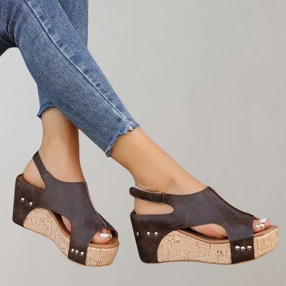 Orthopädische Sandalen Mit Hohem Absatz | Bequeme Damensandalen