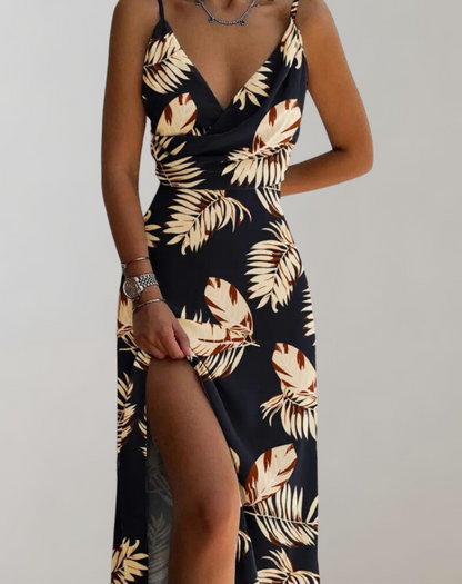Bedrucktes Midikleid