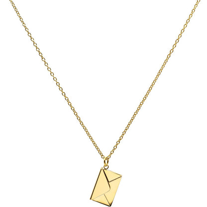 Elegante Halskette Mit Buchstaben-Design
