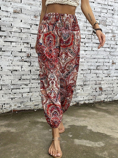 Hose Mit Boho-Muster