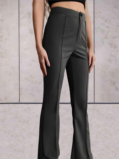 Stilvolle Sommerhose Mit Hoher Taille