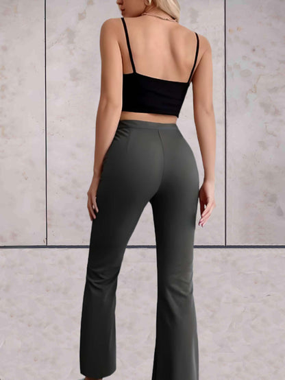 Stilvolle Sommerhose Mit Hoher Taille