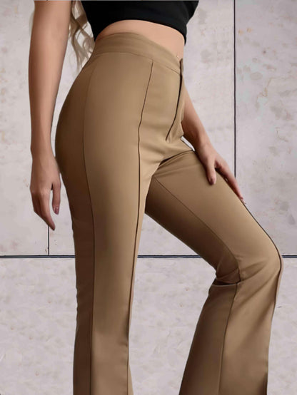Stilvolle Sommerhose Mit Hoher Taille