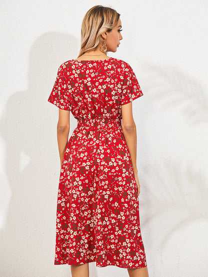 Damenkleid Mit Blumenmuster