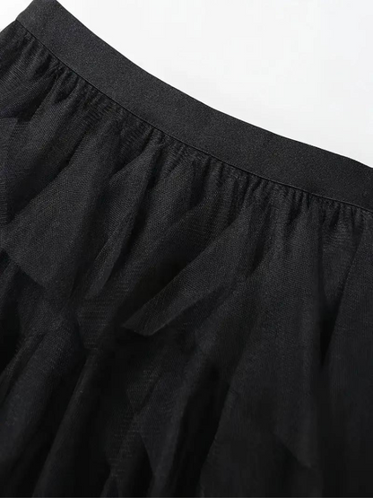 Damenrock Mit Rüschendesign