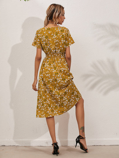 Damenkleid Mit Blumenmuster