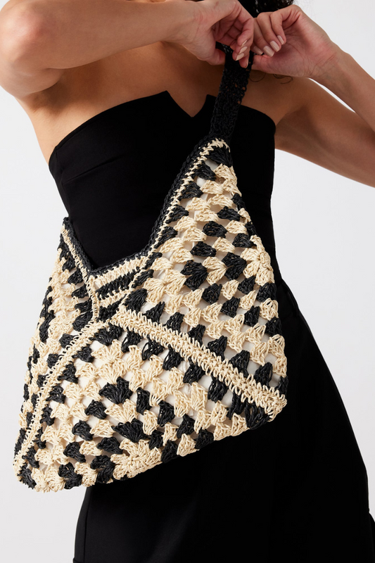 Patchwork-Gewebte Tasche