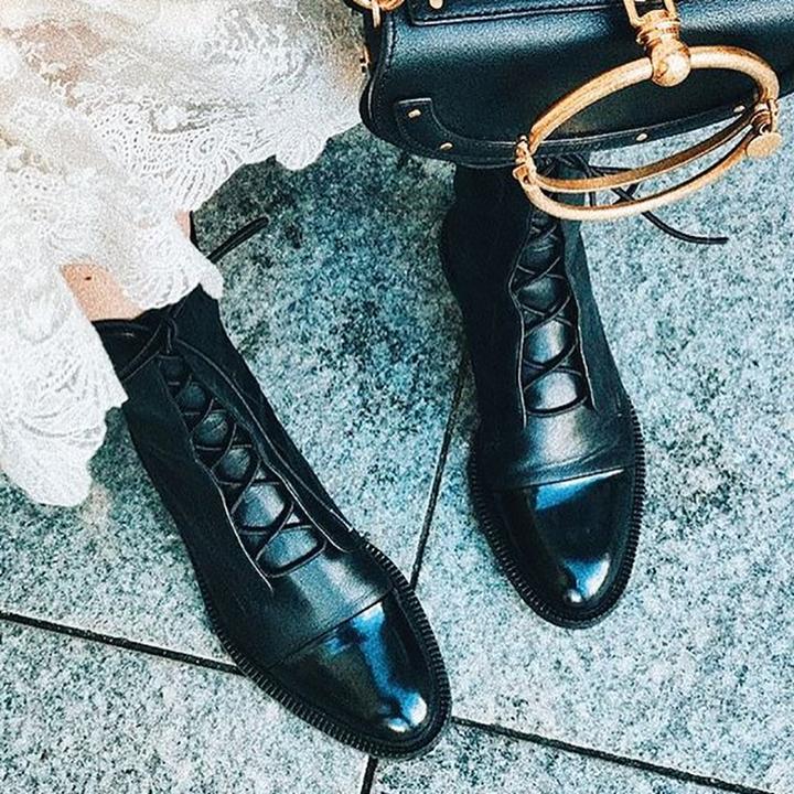 Vintage Damenstiefel Mit Absatz
