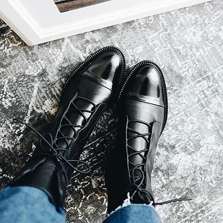 Vintage Damenstiefel Mit Absatz