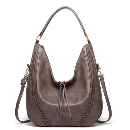 Klassische Und Vielseitige Vintage-Ledertasche