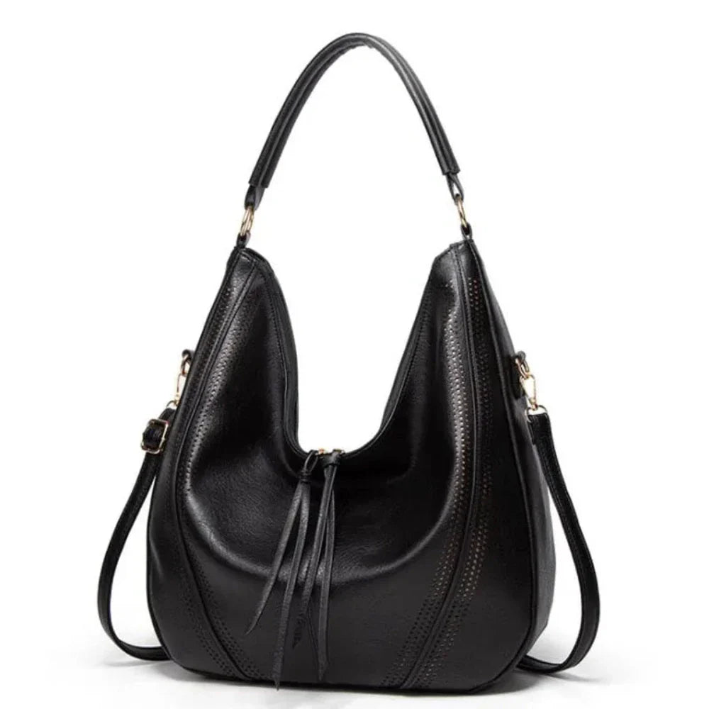 Klassische Und Vielseitige Vintage-Ledertasche