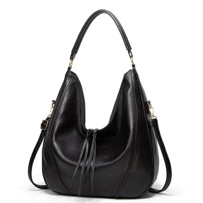Klassische Und Vielseitige Vintage-Ledertasche