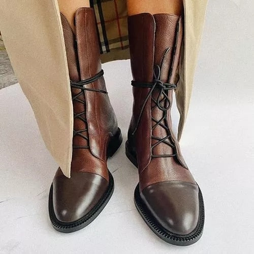 Vintage Damenstiefel Mit Absatz