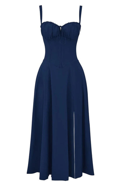 Kleid Mit Blumen-Corsagenmuster